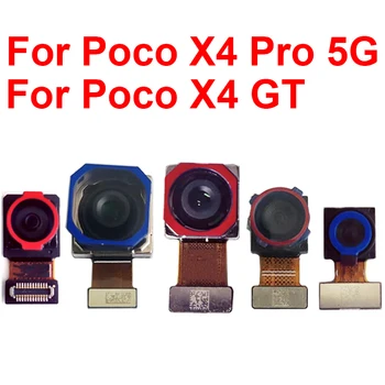 Principal din spate Camera video Frontală Pentru Xiaomi POCO X4 GT X4 Pro 5G Primar Spate Fata cu care se Confruntă Seilfie Mic Mare Camera Flex Cablu de Piese