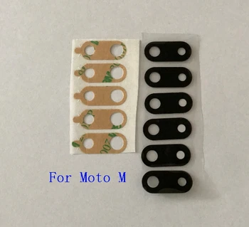 10BUC/Lot Nou Pentru Motorola Moto M XT1662 din Spate aparat de Fotografiat Lentilă de Sticlă Acoperi Cu Autocolant Adeziv Bandă Piese de schimb