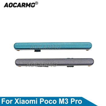 Aocarmo Pentru Xiaomi Poco M3 Pro Power Volume Buton Lateral Cheie De Înlocuire Parte
