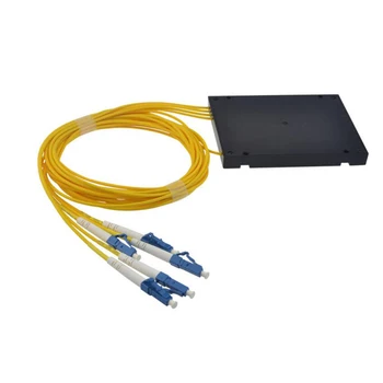 LC 1X4 PLC Fibre Singlemode splitter-ul Optic FTTH PLC ABS tip LC PLC fibra optica splitter conector LC