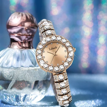 Femei Brand de Lux Ceasuri Pentru Femei Ceasuri de mână 2023 Diamant Strălucesc Stras din Oțel Inoxidabil Ceasuri relogio feminino