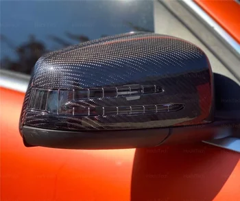 1 pereche Adevărată Fibra de Carbon oglindă de acoperire Pentru Mercedes-Benz C-Class W176 W246 W204 W212 W221 CLS X 156 C117