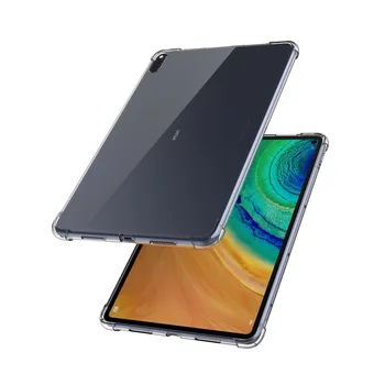 Silicon de Caz Pentru Huawei MatePad T8 T5 T3 10 9.6 M3 M5 Lite 8.0 8.4 10.1 10.4 10.8 Transparent Caz Moale TPU Înapoi husa pentru Tableta