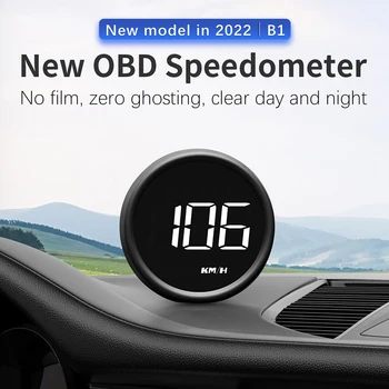 OBD2 Masina HUD Calculator Head Up Display Inteligent Vitezometru Digital cu Alarmă Memento HUD Pentru Accesorii Auto Pe Computer de bord