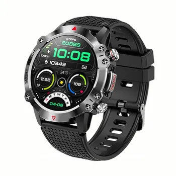 Ceas inteligent KR10 Bluetooth Apel de Sport în aer liber Bărbați Brățară 450mah Baterie de Mare Tracker de Fitness de Monitorizare a Sănătății Smartwatch