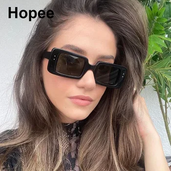 Lentile polarizate de Epocă Mic Dreptunghi Negru ochelari de Soare pentru Femei Brand de Lux Anti Orbire de Conducere Înguste Pătrat Ochelari de Soare Barbati UV