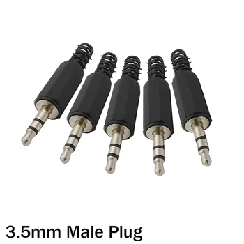 Tată de 3,5 mm Mono Plug Stereo DIY Audio pentru Căști de Lipire prin Cablu Extensie Adaptor 3.5 mm Jack Plug Conector pentru Căști