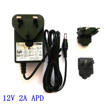 ASIATICE APD 12V2A Adaptor de Alimentare WA-24E12 hard disk monitor alimentare NOI, UE, UK plug disponibile