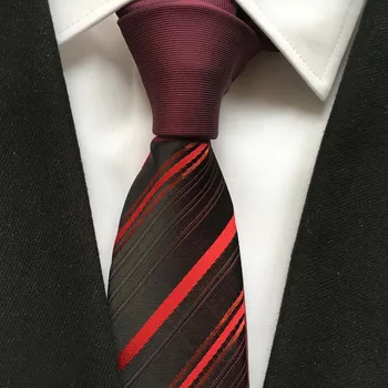 2023 Cravate Barbati Noutate Panoul de Gât Cravată Solid Visiniu Nod cu Corpul Rosu Dungi Diagonale Cravate