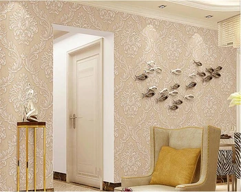 beibehang unul dintre un fel de Înaltă Calitate, Ecologice Europene Damasc Tapet Nețesute Interior Dormitor Complet Magazin de Fundal de Hârtie de Perete 3D
