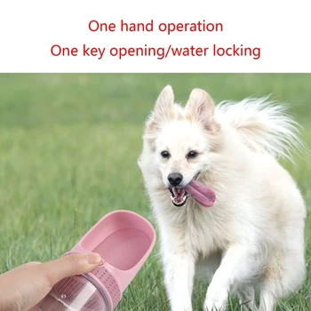 Sticla Pet De Apa Castron Pentru Câini Mari Filtru De Carbon În Aer Liber Cană De Câine Cadou Portabil Potabilă Dozator