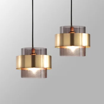 led-uri moderne fier industriale de iluminat de epocă lampa e27 lumina pandantiv decoratiuni de craciun pentru casa luminaria de mesa