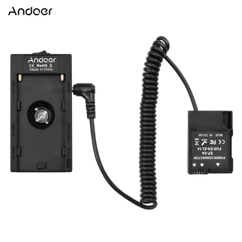 Andoer NP-F970 F750 Baterie Placa Suport Adaptor cu Dublă Interfață USB + Dummy Baterie, Cuplaj pentru Nikon D3100/D3200 Camere