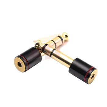 10BUC Hifi 6.5 mm Masculin Feminin De 3,5 mm Placat cu Aur Audio Adaptor 6.35 Căști Jack Microfon Stereo pentru Căști Conector