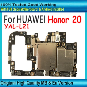 256GB Original Pentru Huawei Honor 20 YAL-L21 Placa de baza 64GB 128GB Plin chips-uri Principale Logica Bord Pentru HUAWEI Honor 20