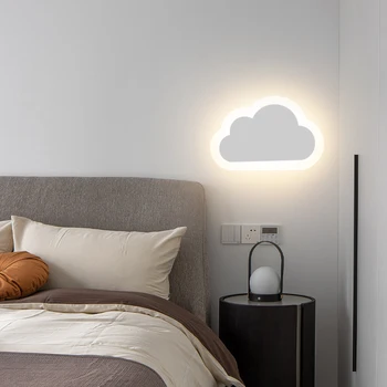 Morden Nor de Design Interior Lampă de Perete LED-uri Acrilice Lumini de Perete Nordic Tranșee Lămpi Copii Lămpi de Noptieră Pentru Decor Dormitor pentru Copii
