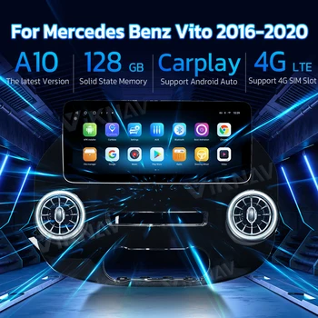 Android 10 Unitatea de Cap Pentru Mercedes-Benz Vito 2016-2020 12.3 Inch Auto Radio Auto Stereo de Navigare GPS Multimedia Player Carplay