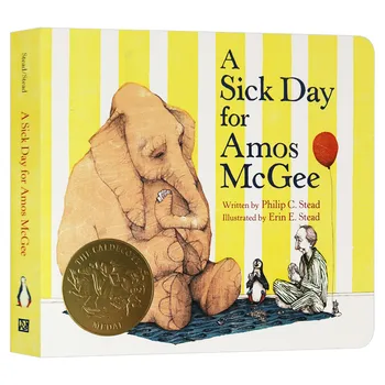 O Zi de concediu pentru Amos McGee, cărți pentru Copii cu vârste cuprinse între 3 4 5 6, engleză carte cu poze, 9781250171108