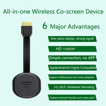 Wireless HDTV 4k Stick Același Dispozitiv cu Ecran de Afișare Wireless Receptor Oglinda Sctreen Display Dongle pentru Android Smartphone Anycast