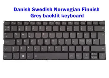 Nordic tastatură cu iluminare din spate pentru Lenovo Yoga 730-13IKB(81CT) 730-13IWL(81JR) 730-15IKB(81CU) 730-15IWL(81JS)