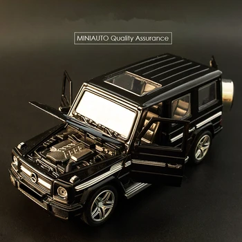 1:32 G63 G65 SUV Aliaj Model de Masina Diecasts Metal Jucărie Vehicule Off-road Model de Masina de Simulare de Sunet de Lumină Colecție pentru Copii Cadouri