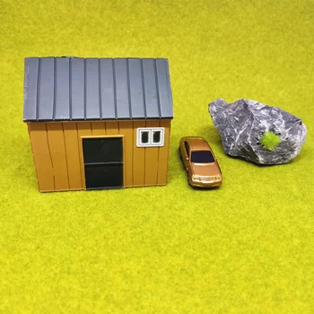 1ocs DIY manual model de clădire casă de materiale, propria lor pot colora pentru a face stilul lor preferat