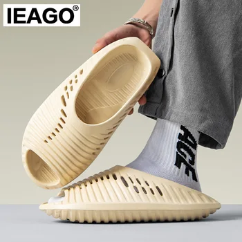 IEAGO Original Vară Papuci Pentru Barbati Moda Sport în aer liber Farfurie Zburătoare Papuci de casă Anti-alunecare Platforma de Plaja, Flip-Flops