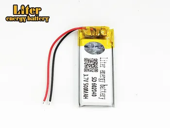 Litru de energie baterie 3,7 V litiu-polimer baterie 062040 602040 500MAH MP4 MP5 GPS MP3 Bluetooth mic difuzor