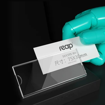 mulțime de Înaltă Calitate de Cristal Clar DIY Magnet Insigna Titularul Pin Transparent Personalul Numele Tag Plăci pentru Angajat Medici