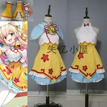 Anime VTuber Hololive Momosuzu Nene Uniforma Drăguț Costum De Petrecere+Bell Orice Dimensiune Cosplay Costum Halloween Femei Transport Gratuit 2020