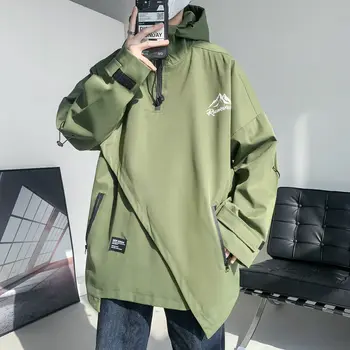 Hanorac Barbati Streetwear Jachete Hanorace Sacou în aer liber, îmbrăcăminte de Lucru pentru Bărbați Noua Moda coreeană Seturi Drumeții Haine Largi 7XL