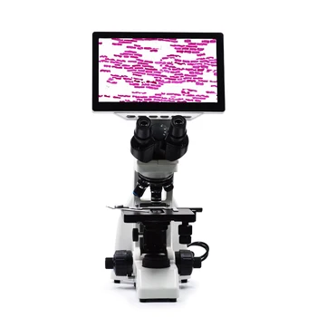 LCD802 Digital Microscop Biologic cu Finită Sistem Optic Acromatic Obiectiv HDMI-Compatiable și Port USB