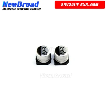 10BUC SMD Aluminiu Electrolitic Condensator 25V22UF 5*5.4 MM 22UF25V 25V 22UF