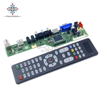 Noul Universal LCD Controller Rezoluția Consiliului Placa de baza TV VGA/AV/TV/USB Interface Driver de Placa