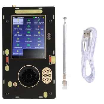 PortaPack H2 MINI Haos 1MHz-6GHz HackRF O + Antena + Caz + Geanta DST Receptor GPS Simulare