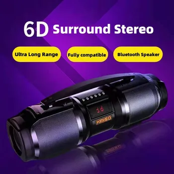 În aer liber de Mână Karaoke Sunet Subwoofer 40W Mare putere Mega Bass Wireless Bluetooth Difuzoare de Înaltă Fidelitate, Stereo Caixa De Som
