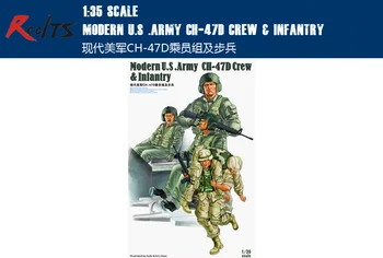 Trompetistul 00415 1/35 Moderne Sua .Armata CH-47D Echipajul & Infanterie