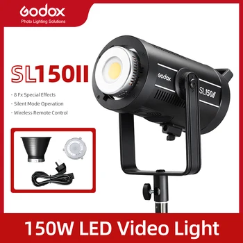 Godox SL150II SL-150W II Video cu LED 150W Lumina Bowens Muntele 5600K lumina Zilei Echilibrat Wireless 2.4 G X Pentru Interviu