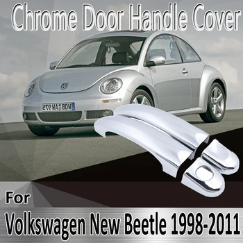 pentru VW Volkswagen New Beetle 1998~2011 1999 2001 2003 Styling Autocolante Decor Crom Mânerul Ușii Capacul Refit Accesorii Auto