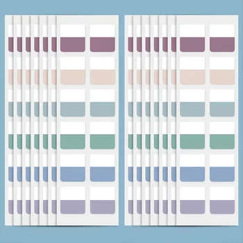10 Foi Lipicios Index File Colorate Carte Filele Lipicios pentru Notebook-uri Pagina de Tab-uri pentru Notebook-uri de Fișiere de Clasificare
