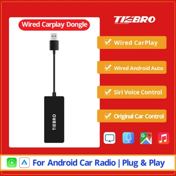 Carlinkit cu Fir Apple Carplay Dongle Android Auto Carplay Smart Link USB Dongle Adaptor Pentru Masina de Navigație Media Player
