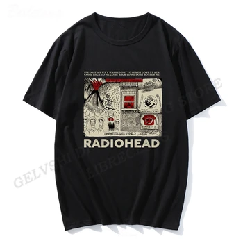 Radiohead T Camasa Barbati de Moda pentru Femei din Bumbac tricouri Copii Hip Hop Topuri Tricouri Rock Band Camisetas Album de Muzica Topuri Tricou Vintage