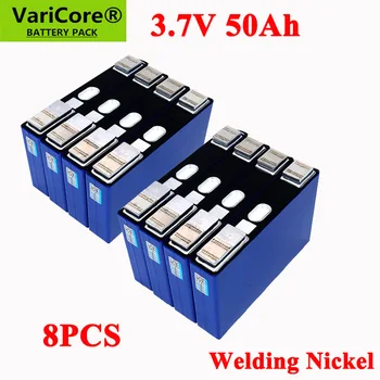 8pcs/lot 3.7 V 50Ah Ternare baterie cu litiu pentru 3s 12V 24V 10s 36V 48V 50000mAh biciclete Electrice baterii modificarea Nichel