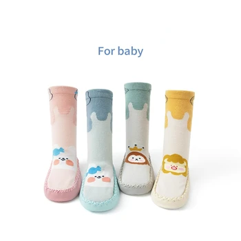 Pantofi De Copil Șosete Copil Nou-Născut Confortabil Moale Anti-Alunecare Podea Șosete Calde Pentru Copii Din Bumbac Fata Skidproof Unicul Copil Mic Ciorap