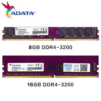 100% Original AData Milioane de Violet Qianhong Serie DDR4 3200MHz Desktop Memorie ram 8GB 16GB ddr4 Ram Calculator Pentru Desktop