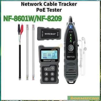 NF-8601W/NF-8209 Noi Produse Tester de Cablu de Rețea PoE Tracker Lungime Cabluri Instrumente Display LCD Măsură Lan Display Măsură