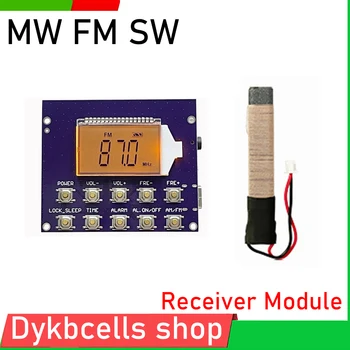 Full-band MW, FM SW SUNT scurt-val medie-val Receptor Radio FM Modul Ceas Digital stația de frecvență LCD Display radio