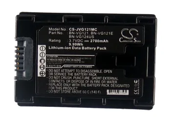 Camera 2700mAh Baterie Pentru JVC BN-VG121 BN-VG121SU BN-VG121US GZ-HD620 GZ-HD620BAH GZ-HM330 GZ-MS210 GZ-MG680 GZ-HD500