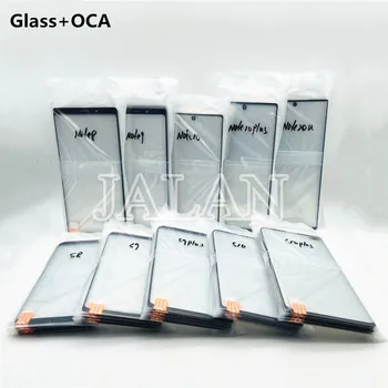 5PCS Marginea de Sticlă Cu OCA 125um/150um Pentru Samsung S20 S10 S9 S8 Nota 10 Plus Ecran LCD Tactil de Sticlă din Față Înlocuirea Panoului de Reparare