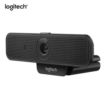 Logitech c925e 1080p webcam autofoco usb cam com vídeo hd e microfones estéreo embutido profissional grande unghiulare cam